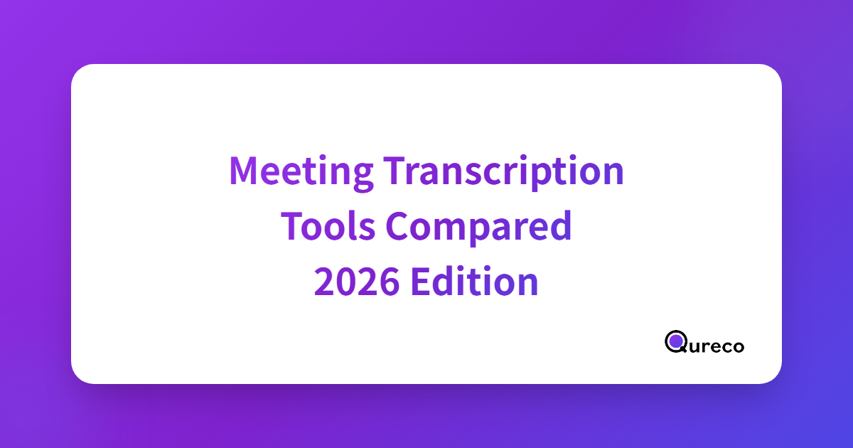 Meeting Transcription Tools Compared 2026: 7 Options Ranked by Notion Integration, Speaker ID, and Free Tier